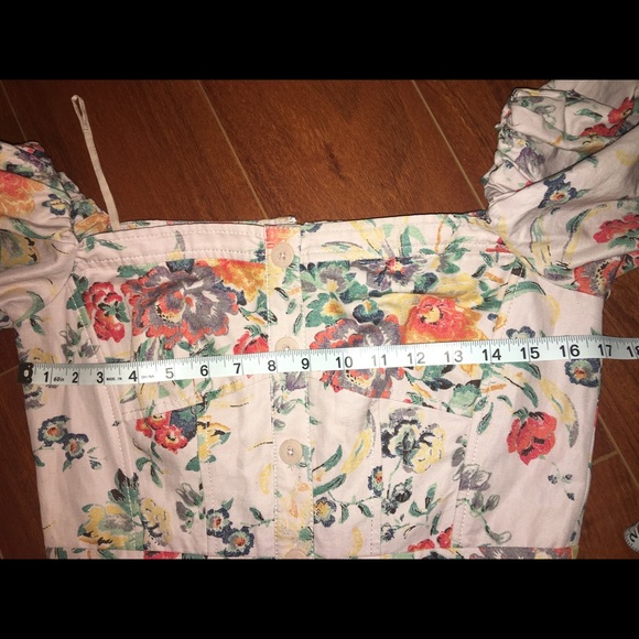 Rebecca Taylor Boho Floral Off Shoulder Midi Dress - Picture 7 of 8